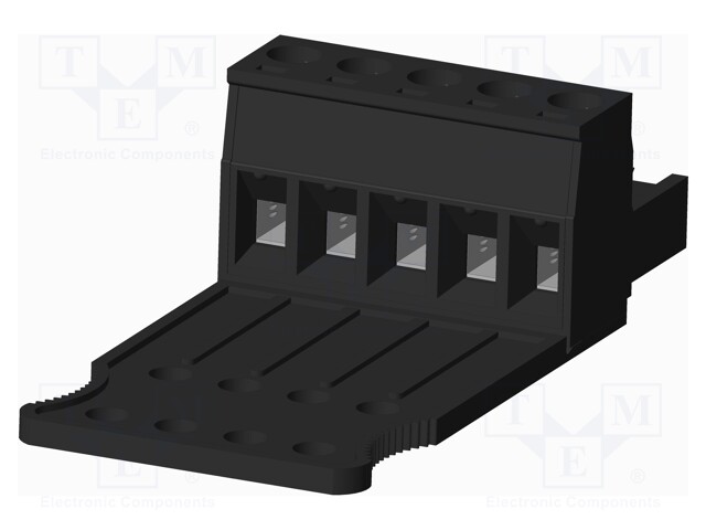 Connector: pluggable terminal block; plug; female; straight; 300V