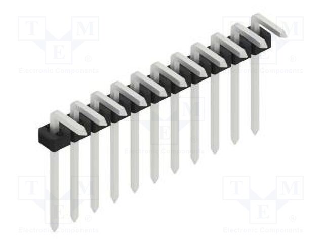 Connector: pin strips; pin header; male; PIN: 11; 2mm; THT; 1x11