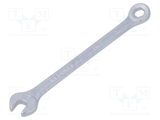 Wrench; combination spanner; 5mm; tool steel; thin; 7 MM; L: 92mm