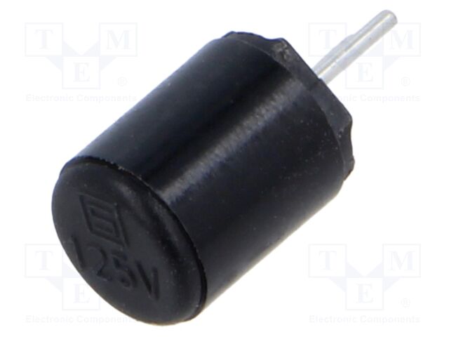 Fuse: fuse; quick blow; 250mA; 125VAC; PCB,THT; TR5; copper; tinned