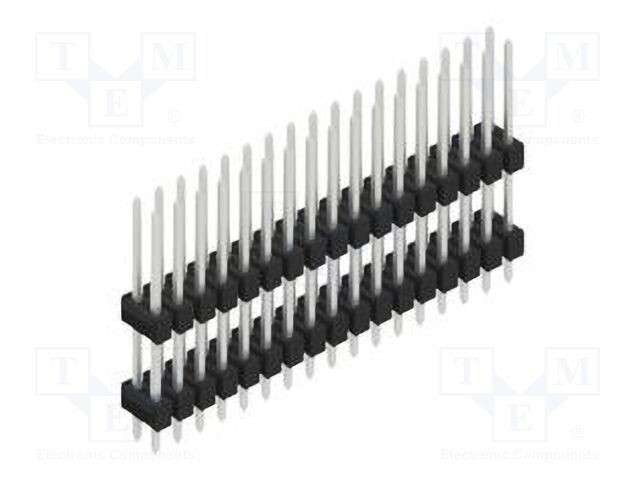 Connector: pin strips; pin header; male; PIN: 34; 2.54mm; THT; 2x17
