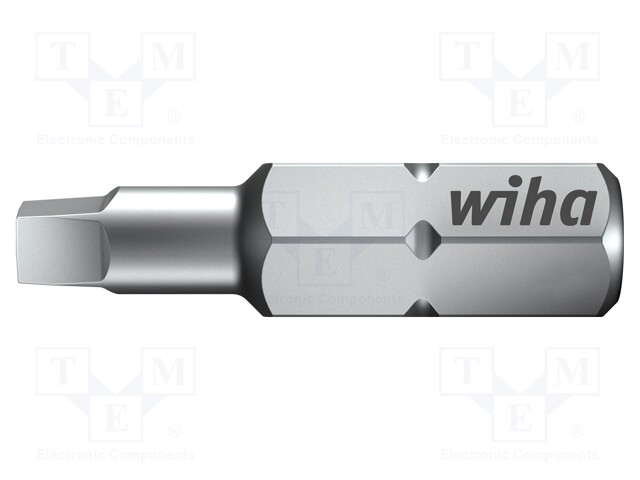 Screwdriver bit; square; #1; Overall len: 25mm; Series: STANDARD