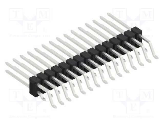 Connector: pin strips; pin header; male; PIN: 30; 2.54mm; SMT; 2x15