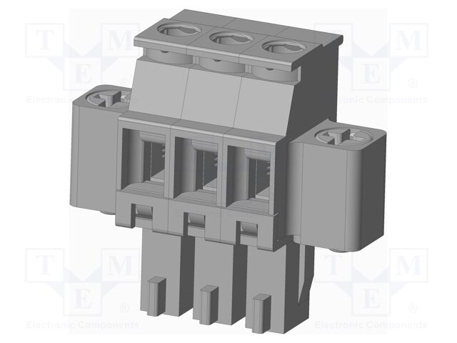 Connector: pluggable terminal block; plug; female; angled 90°