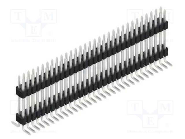 Connector: pin strips; pin header; male; PIN: 62; 1.27mm; SMT; 2x31