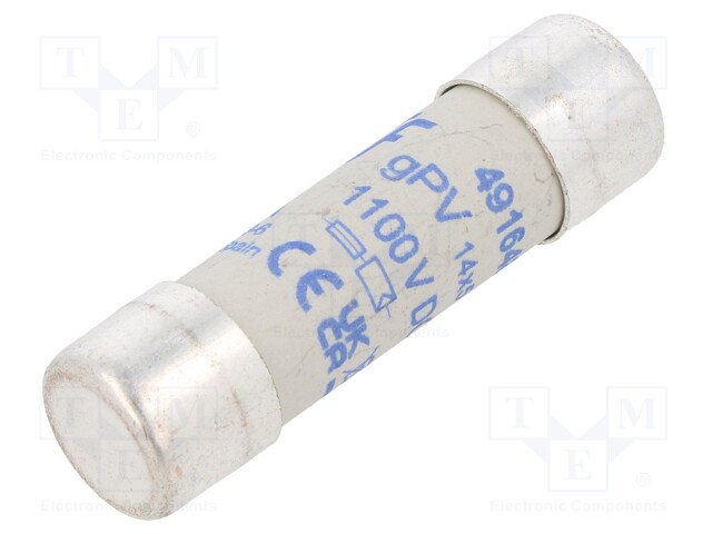 Fuse: fuse; gPV; 20A; 1.1kVDC; ceramic,cylindrical,industrial