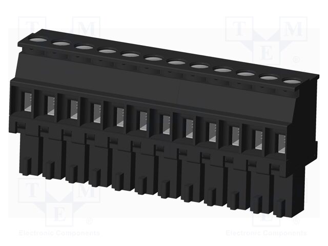 Connector: pluggable terminal block; plug; female; angled 90°