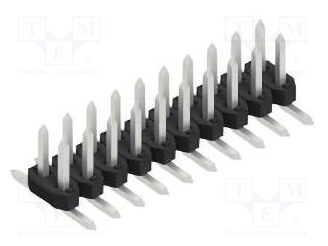 Connector: pin strips; pin header; male; PIN: 20; 2mm; SMT; 2x10