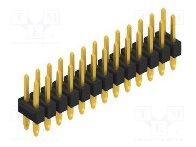 Connector: pin strips; pin header; male; PIN: 26; 2.54mm; THT; 2x13