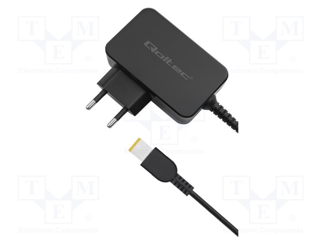 Power supply: switched-mode; plug; 20VDC; 2.25A; 45W