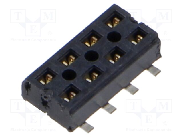 Connector: PCB to PCB; female; PIN: 8; 2mm; CLT; gold-plated; SMT