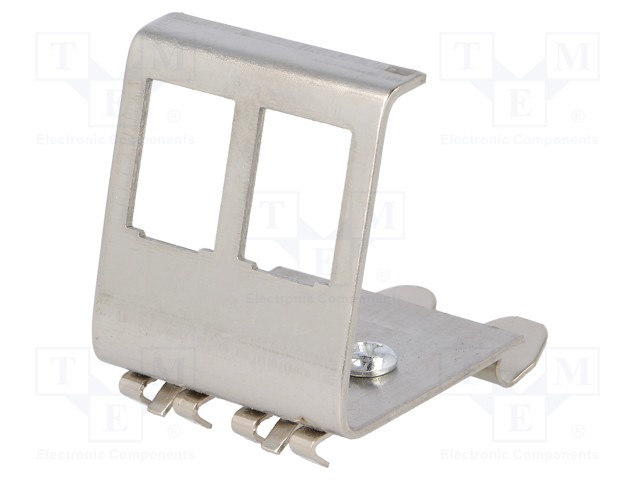 RJ45 plug boot; Keystone; RJ45 socket x2; DIN rail; Rail: TS35