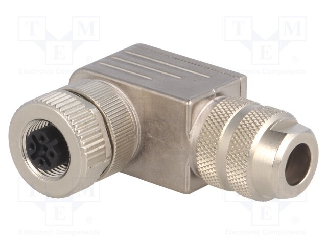Plug; M12; PIN: 2; female; B code-Profibus; for cable; IP67; 6÷8mm