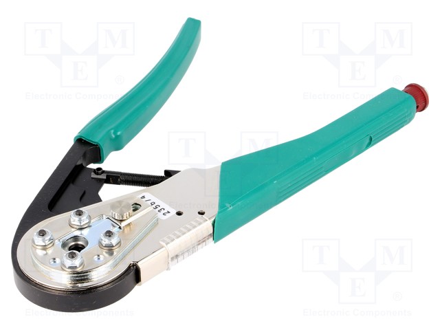 Tool: for crimping; terminals; Han E; 0.14÷2.5mm2