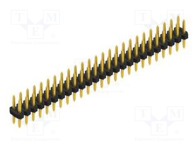 Connector: pin strips; pin header; male; PIN: 50; 2mm; THT; 2x25