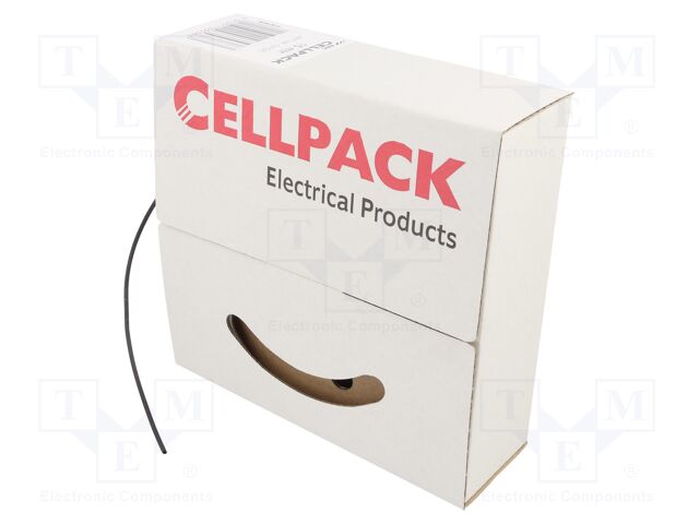 Heat shrink sleeve; glueless,thin walled; 2: 1; 1.2mm; L: 15m; SB