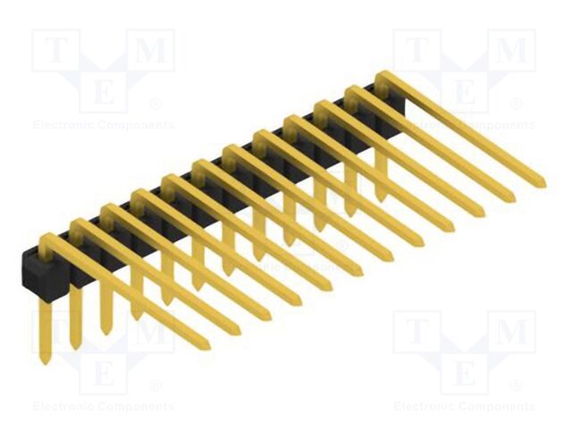 Connector: pin strips; pin header; male; PIN: 12; 2.54mm; THT; 1x12