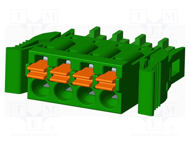 Connector: pluggable terminal block; plug; female; straight; 5.5A