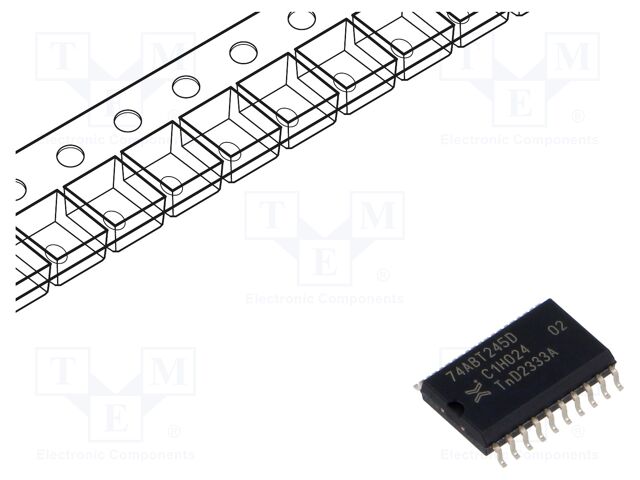 IC: digital; 3-state,8bit,octal,transceiver; BiCMOS,TTL; SMD