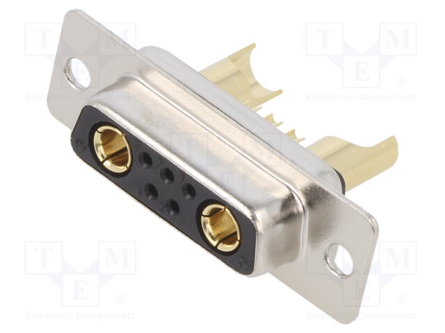 Special D-Sub; PIN: 7(2+5); plug; female; for cable; soldering