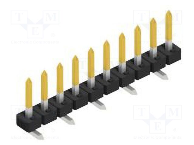 Connector: pin strips; pin header; male; PIN: 10; 2mm; SMT; 1x10