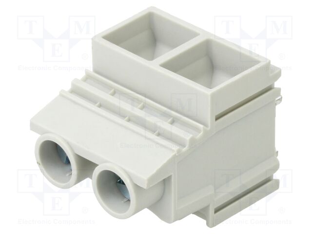 Connector: PCB terminal block; VP; 65A; 600V; PIN: 2; on PCBs