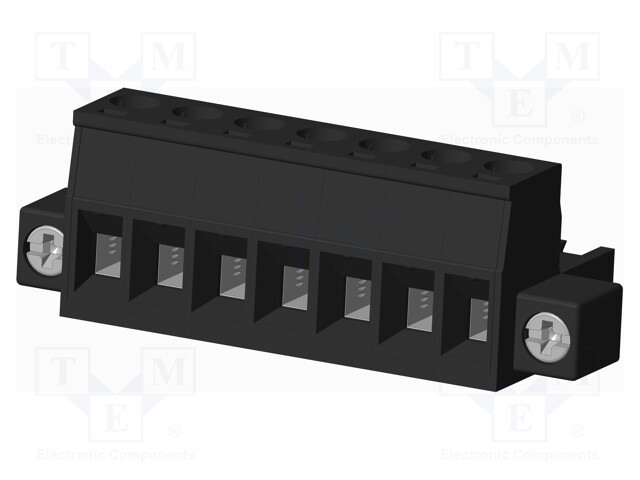 Connector: pluggable terminal block; plug; female; straight; 5mm