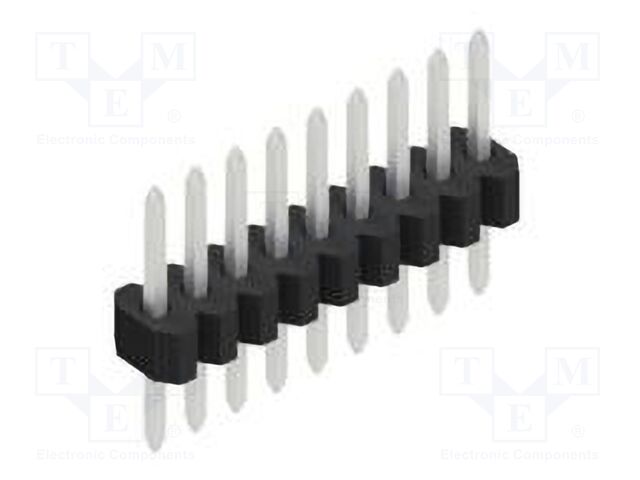 Connector: pin strips; pin header; male; PIN: 9; 1.27mm; THT; 1x9