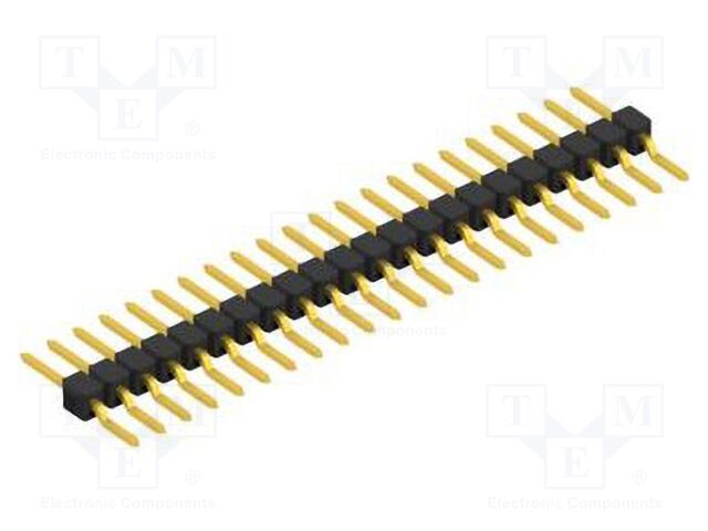 Connector: pin strips; pin header; male; PIN: 22; 2.54mm; SMT; 1x22