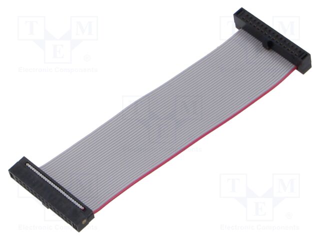 Ribbon cable with IDC connectors; Tape ph: 0.64mm; 76.2mm