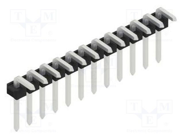 Connector: pin strips; pin header; male; PIN: 12; 2.54mm; THT; 1x12