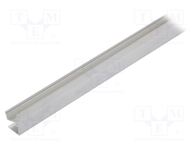 Profiles for LED modules; edge; natural; L: 1m; aluminium