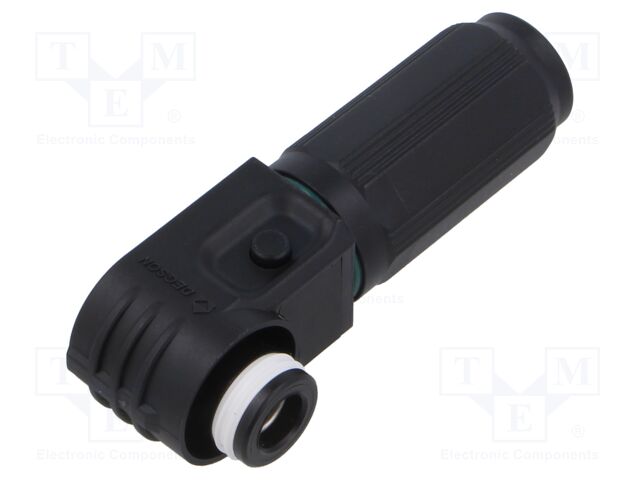 Connector: DC supply; plug; ES-120A; PIN: 1; for cable; crimped