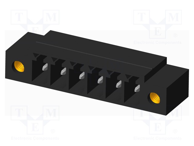 Connector: pluggable terminal block; socket; male; on PCBs