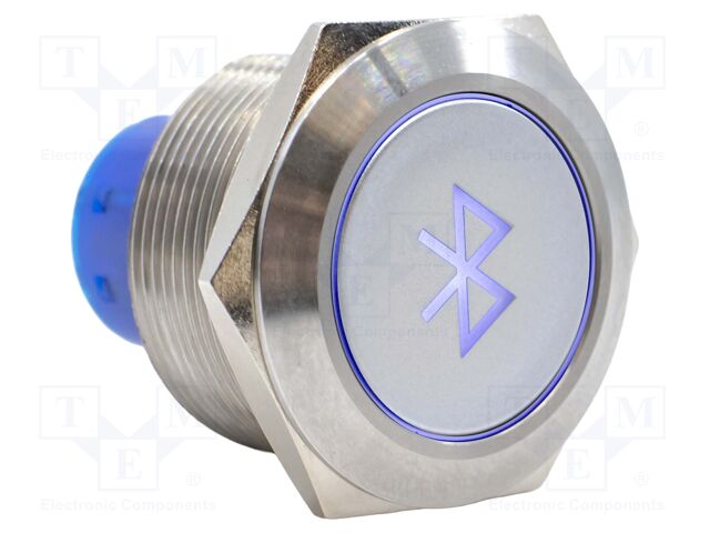 Switch: vandal resistant; SPDT; 3A/250VAC; IP67; ON-ON; blue; 3V
