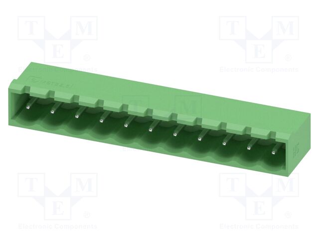 PCB headers, nominal cross section: 2.5 mm?, color: green, n