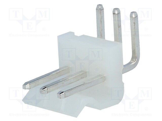 Socket; wire-board; male; 3.96mm; PIN: 3; THT; 250V; 7A; tinned; 10mΩ
