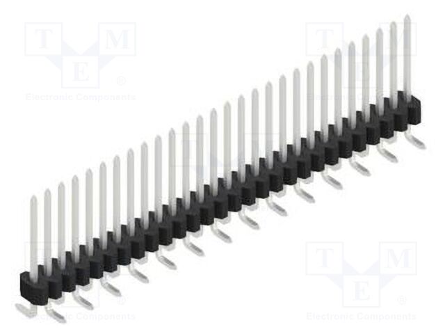 Connector: pin strips; pin header; male; PIN: 28; 1.27mm; SMT; 1x28