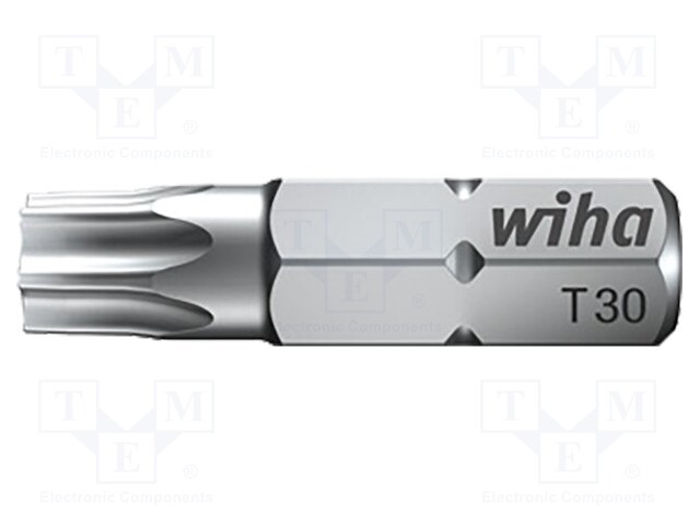 Screwdriver bit; Torx®; TX30; Overall len: 25mm; Series: STANDARD