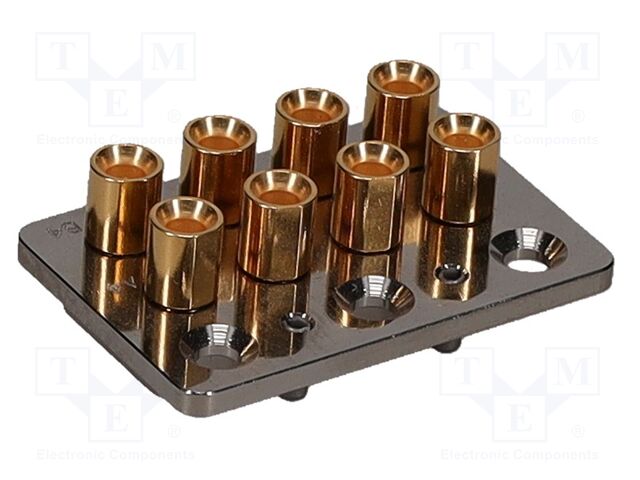Connector: coaxial; straight; for panel mounting; plug; 50Ω