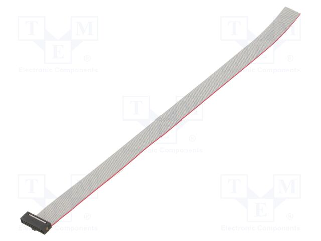 Ribbon cable with IDC connectors; Tape ph: 0.64mm; 203.2mm
