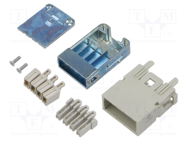 Connector: HDC; contact insert; male; MIXO GIGABIT; PIN: 8; 5A; 50V