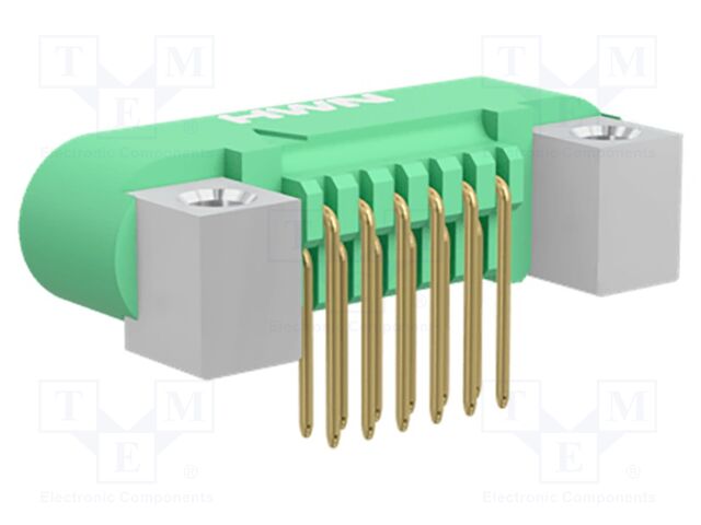 Pin Header, R/A, Wire-to-Board, 1.25 mm, 2 Rows, 12 Contacts, Through Hole Right Angle