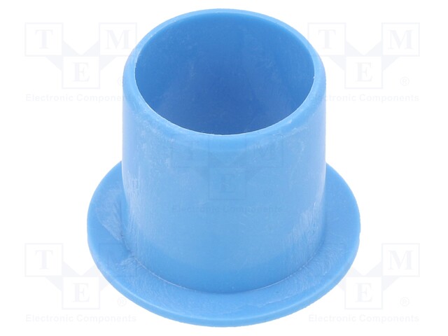 Bearing: sleeve bearing; with flange; Øout: 16mm; Øint: 14mm; blue
