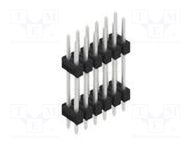 Connector: pin strips; pin header; male; PIN: 12; 2.54mm; THT; 2x6