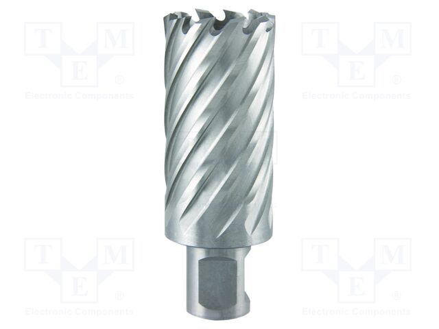 Drill bit; core; Ø: 23mm; L: 88mm; high speed steel; weldon; 3/4"