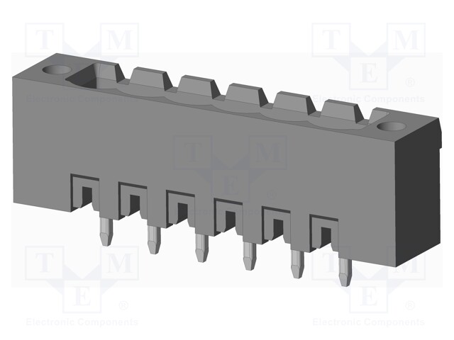 Connector: pluggable terminal block; socket; male; on PCBs