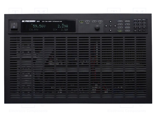 Device: programmable electronic load DC; 0÷120V; 0÷720A; 6kW