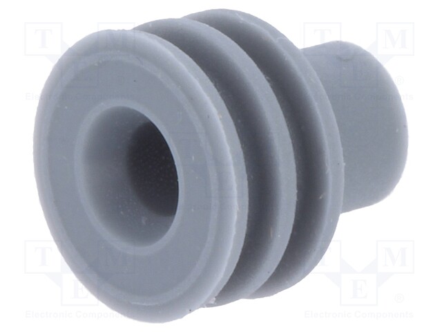 Gasket for wire; Weather Pack; grey; 2.81÷3.49mm