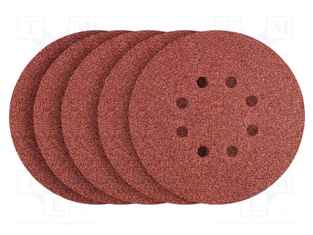 Cleaning cloth: sandpaper; Granularity: 40; Mounting: bur; Ø150mm